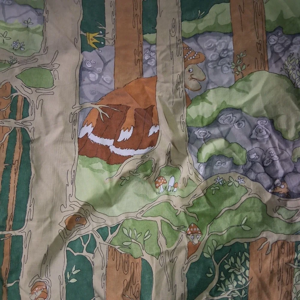 Vintage IKEA Sagan Troll Twin Duvet Cover ‎ RARE HTF GVC